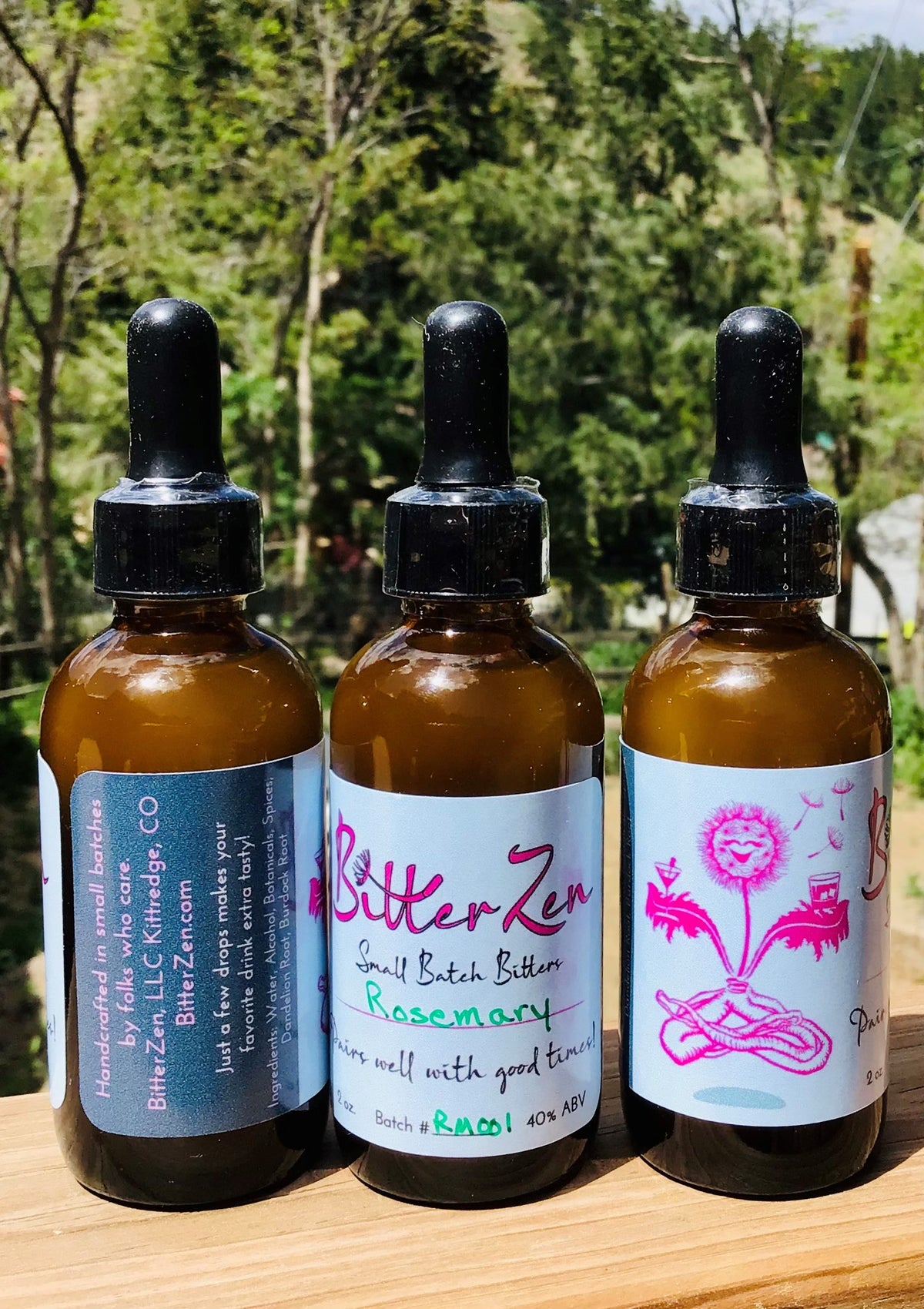 Rose Bitters Rosemary Bitters – BitterZen, LLC